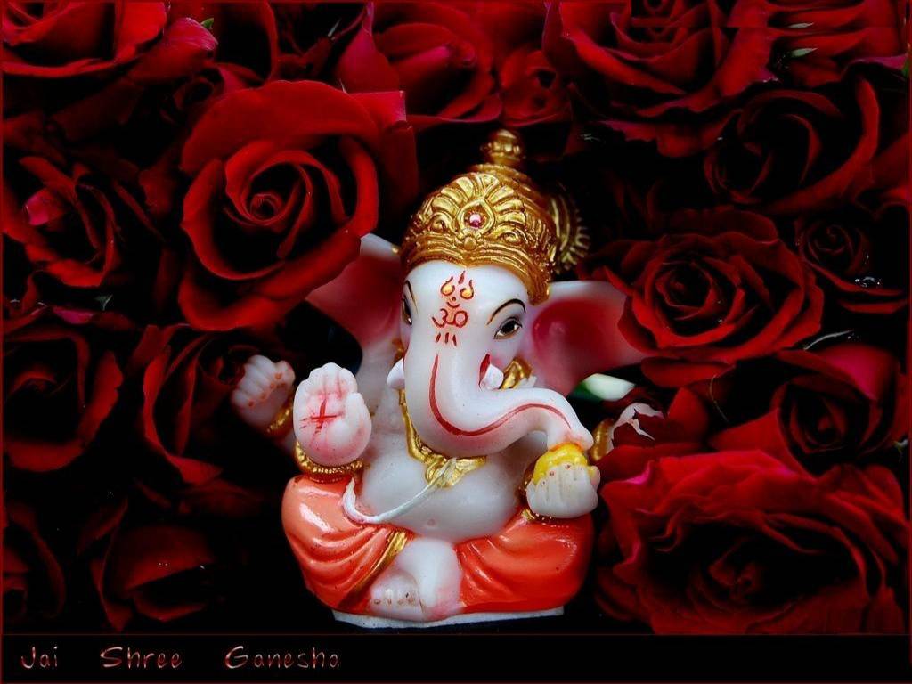 Cute Shree Ganeshji HD Wallpaper