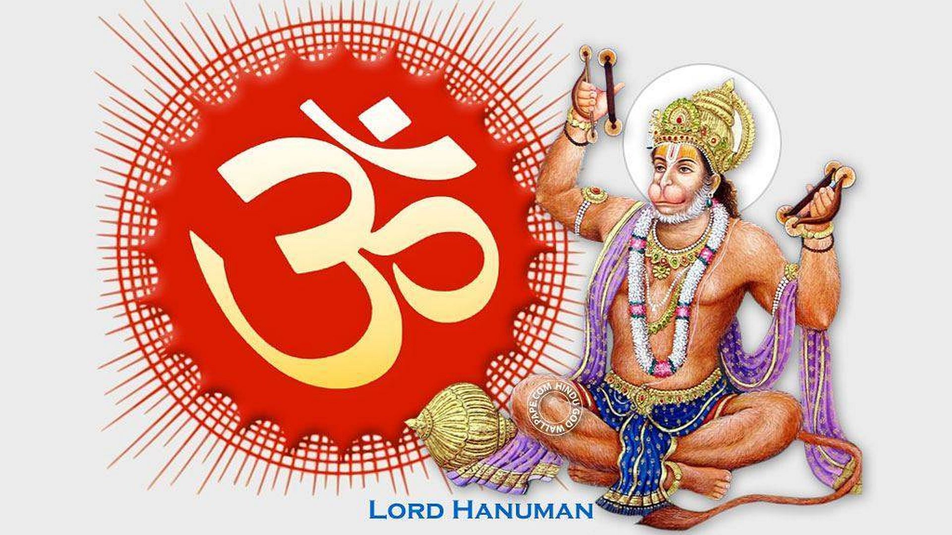 Lord Hanuman Om Hd Wallpaper