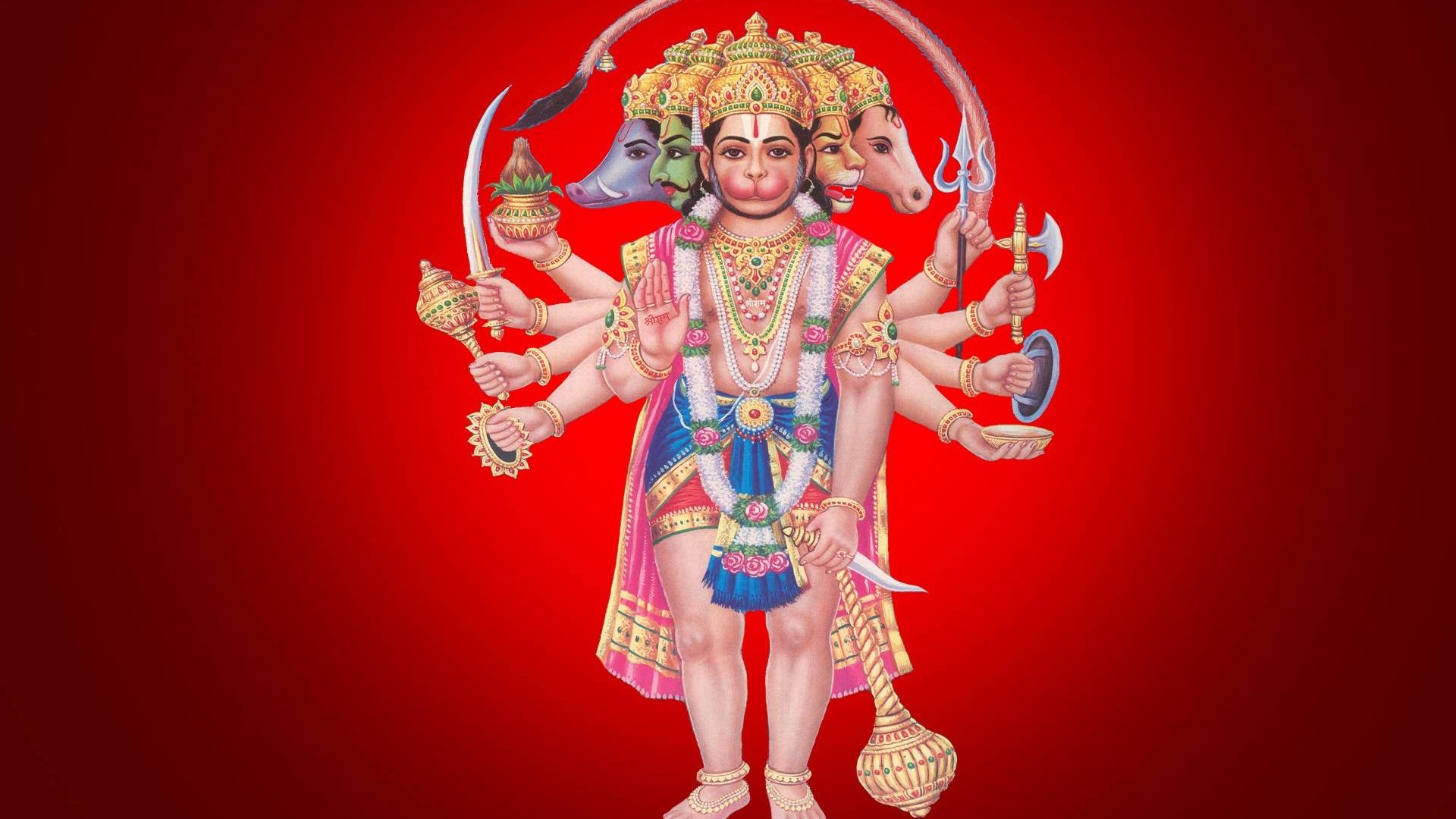 Panchmukhi Hanuman Full Size - God HD Wallpapers