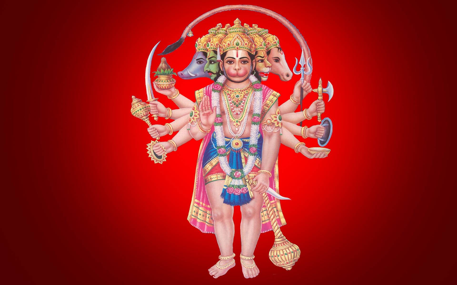 Panchmukhi Hanuman Full Size