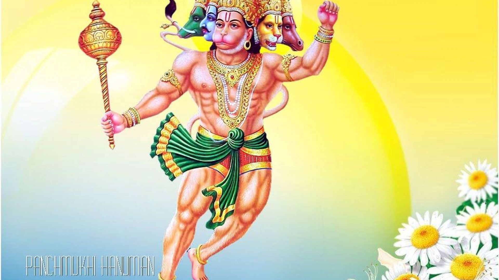 Panchmukhi Hanuman Hd Pic Hindu Gods And Goddesses