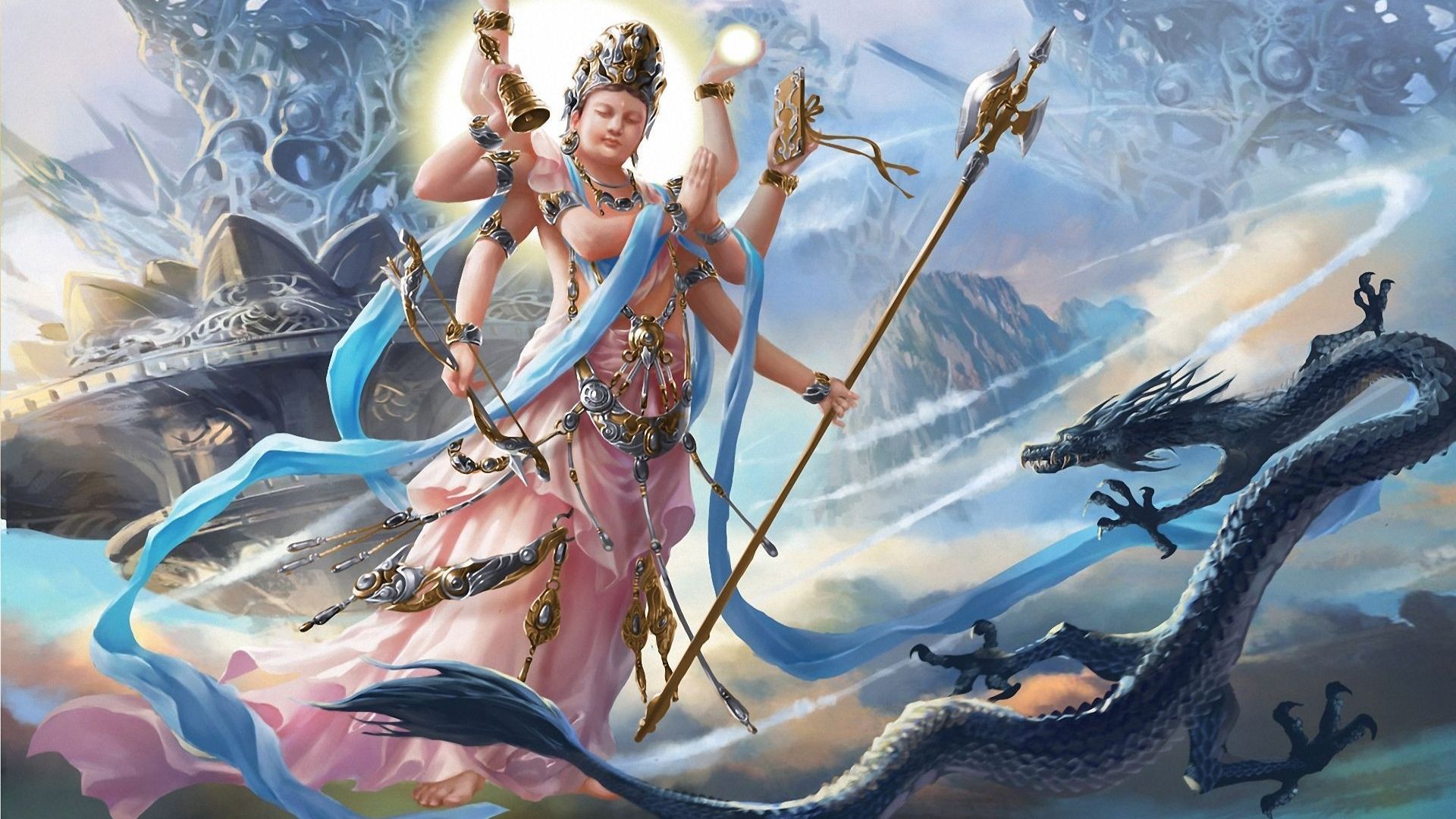 4d Wallpapers Lord Vishnu | Hindu Gods and Goddesses