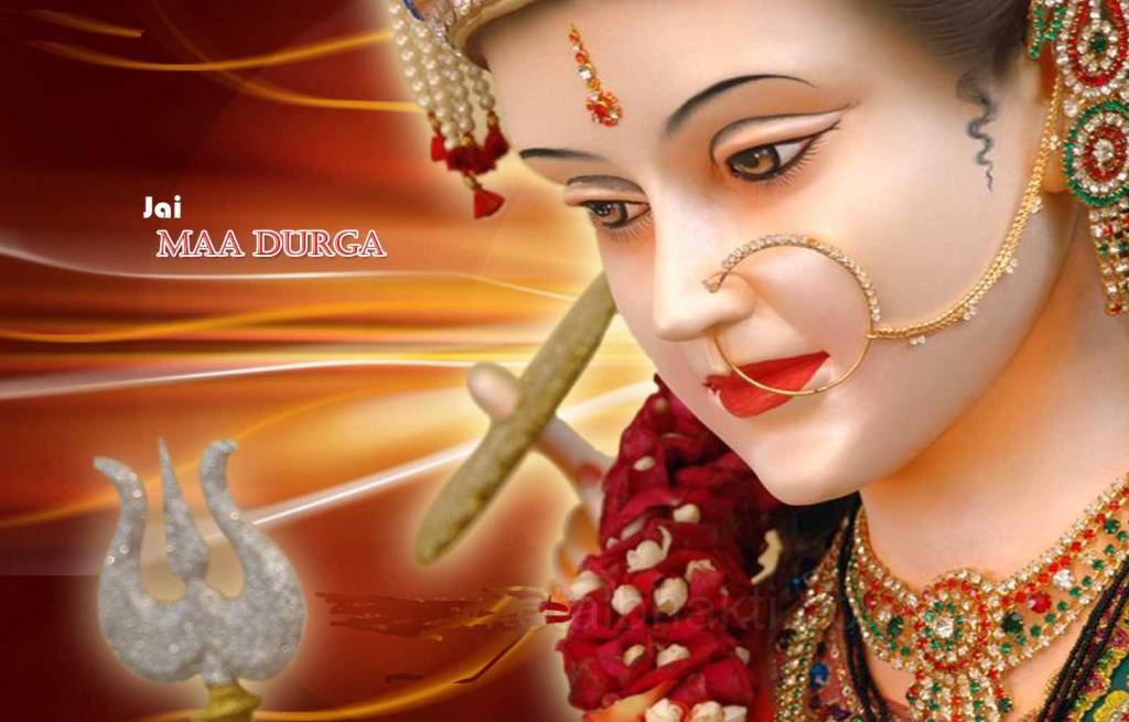 Jay Maa Durga Free Wallpaper Of Happy Navratri