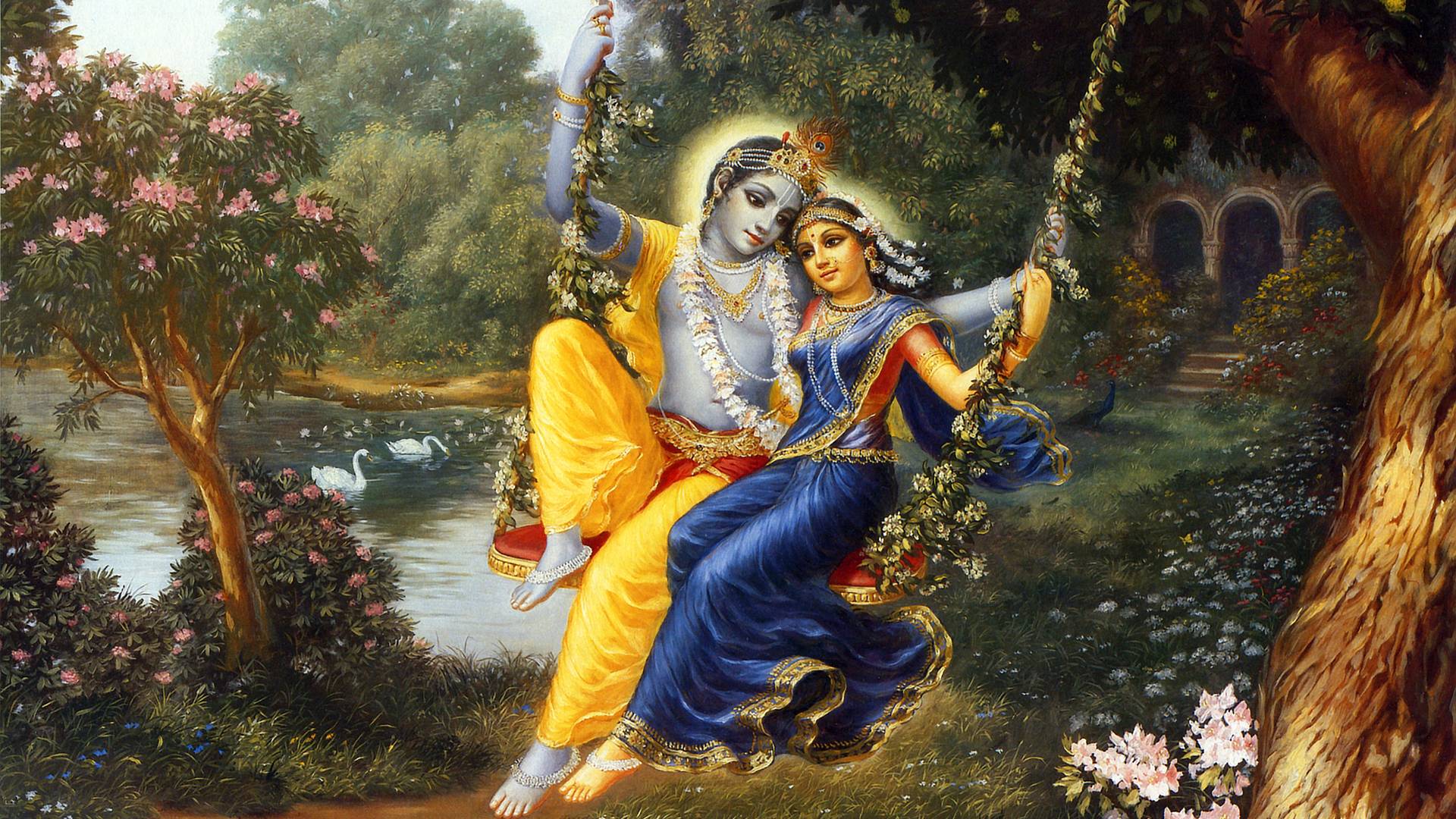 Radha Krishna Wallpaper Vrindavan - God HD Wallpapers