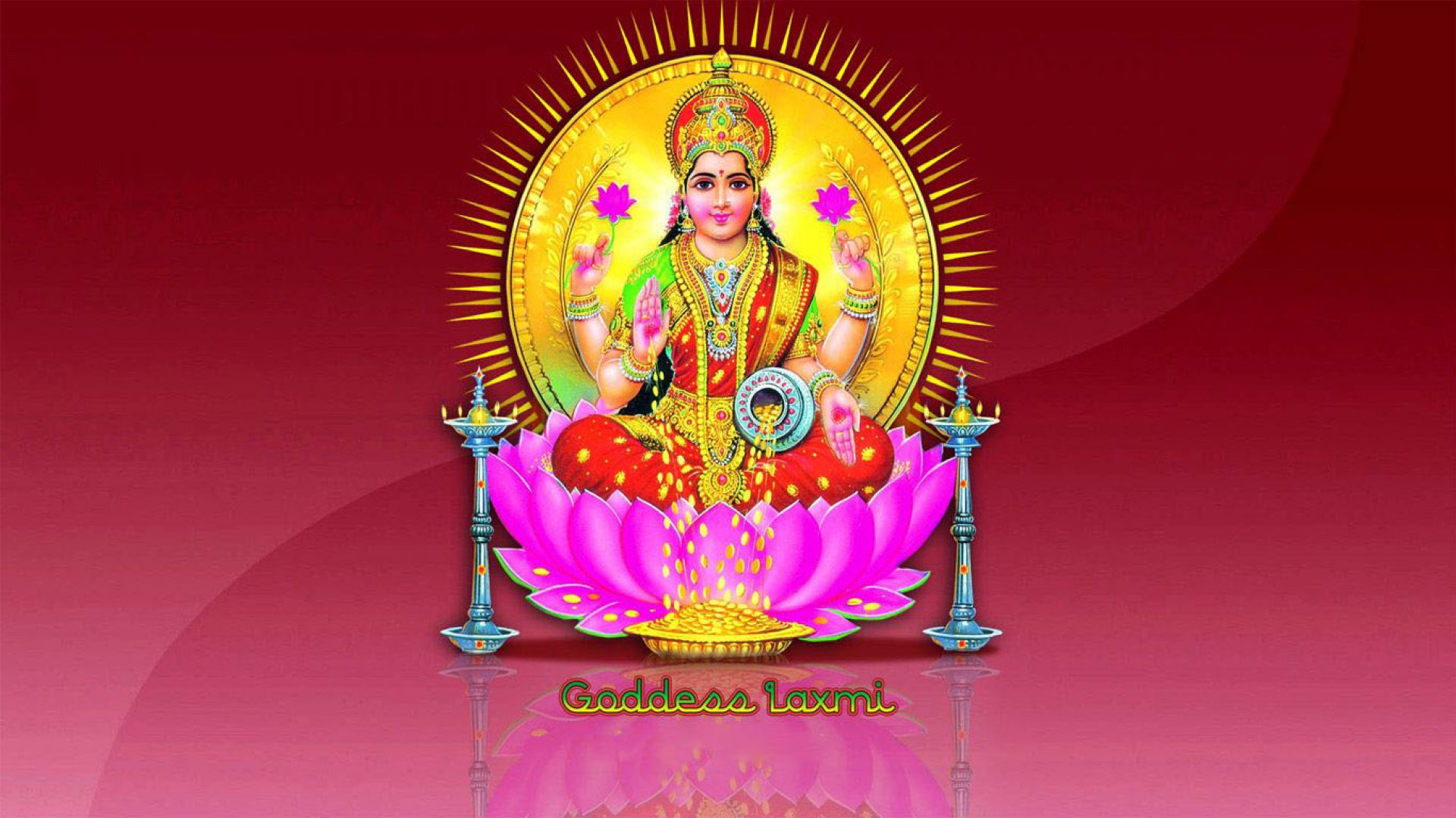 Download Hindu Goddess Lakshmi Wallpaper  Wallpaperscom