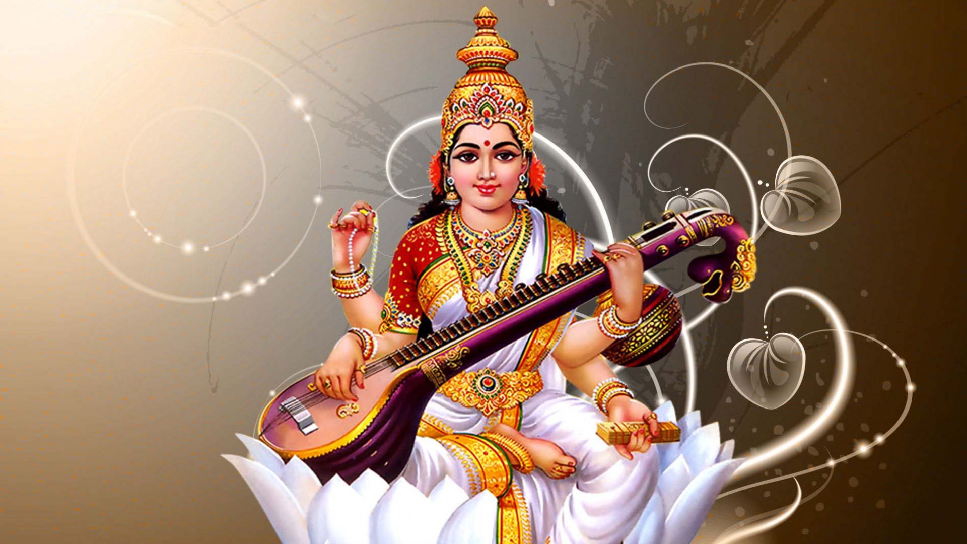 Goddess Saraswati Wallpaper Free Download | Hindu Gods and ...