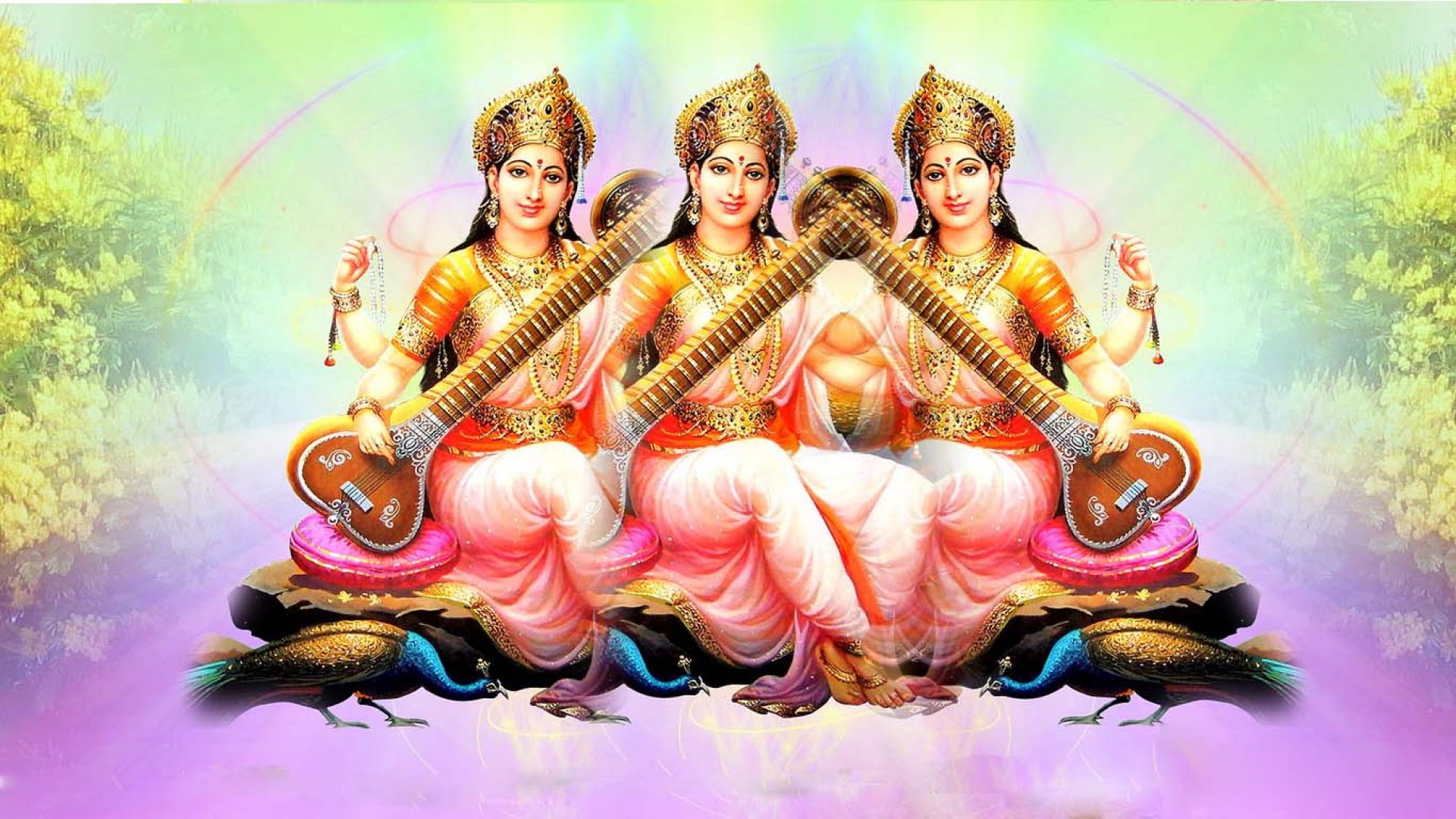 Goddess Saraswati Wallpapers For Desktop | Hindu Gods and ...