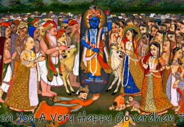 Krishna Govardhan Hd Photo Image