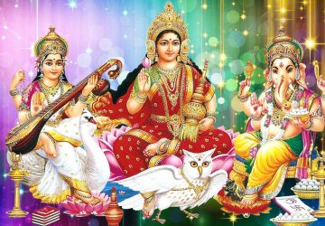 Lakshmi Ganesh Saraswati Desktop Wallpapers Hd