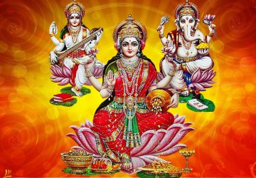 Laxmi Ganesh Saraswati Full Hd Wallpaper