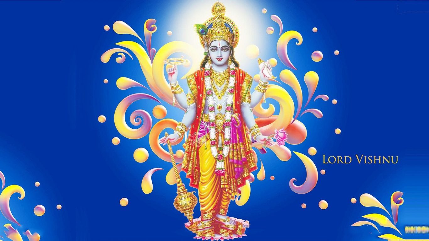 Lord Vishnu Images For Desktop Background | Hindu Gods and Goddesses