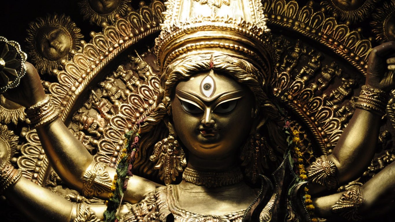 Maa Durga Face Hd Image | Goddess Maa Durga