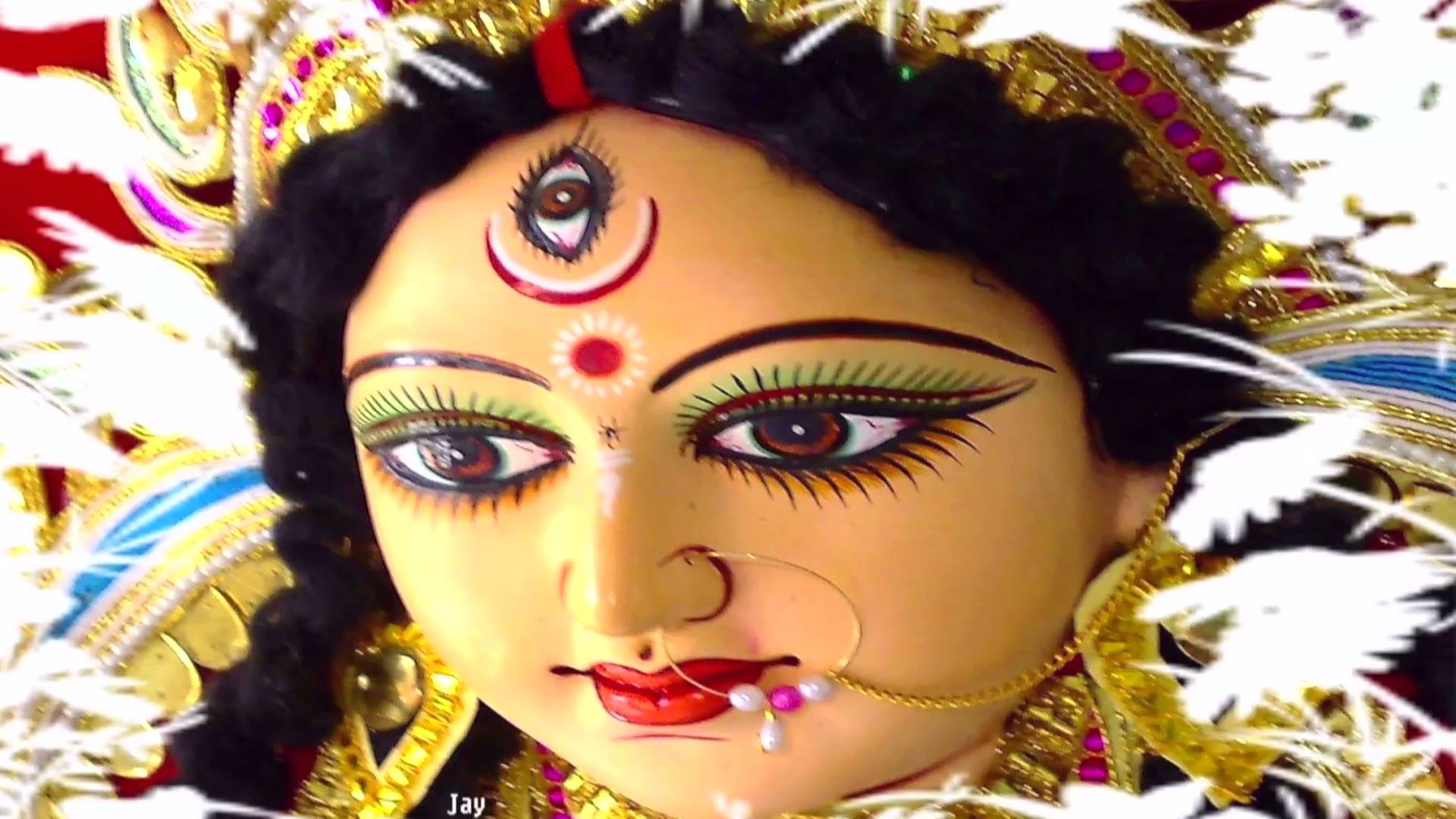 Maa Durga Face Hd Image Download | Goddess Maa Durga