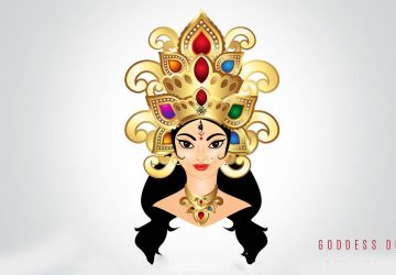 Maa Durga Face Sketch