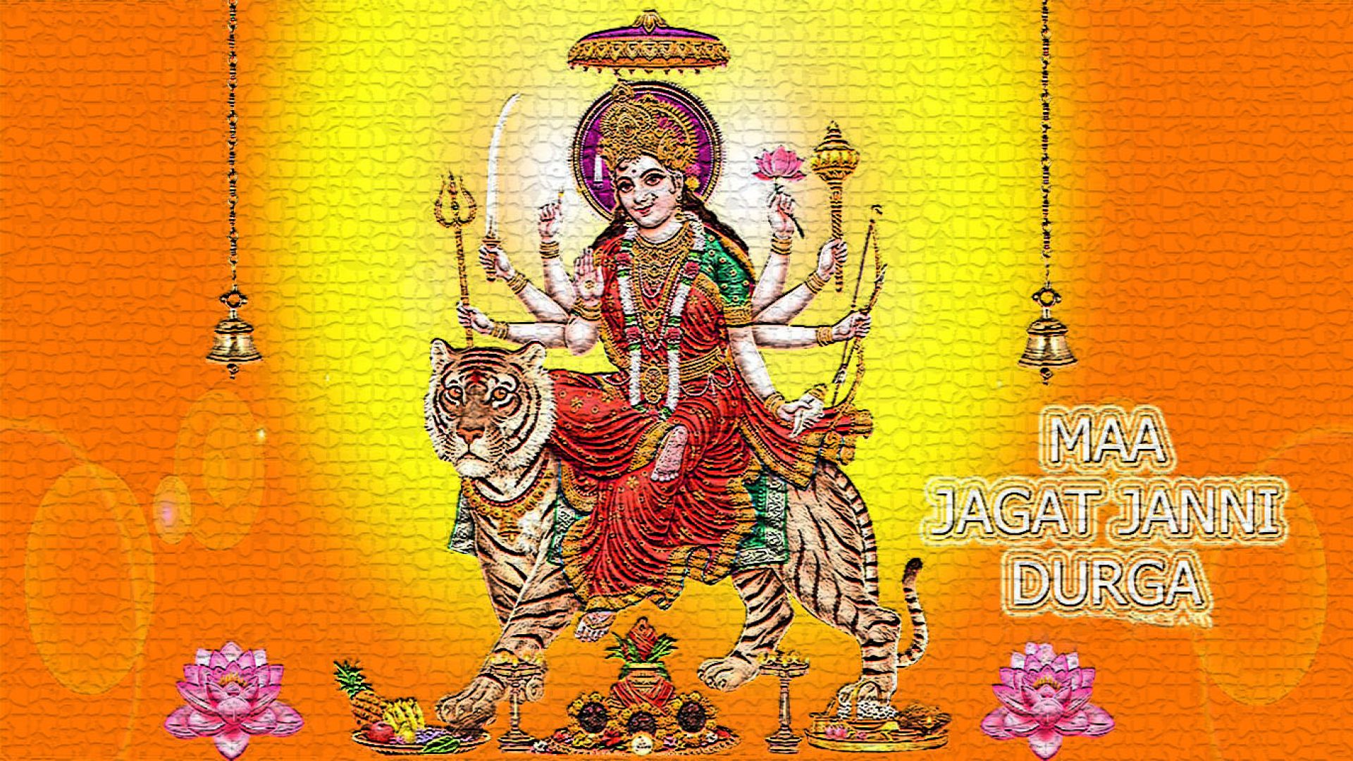 Maa Durga Hd Wallpaper For Laptop | Goddess Maa Durga