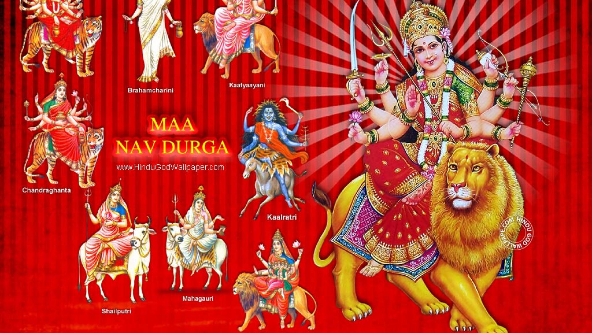 Maa Durga Navratri Wallpaper Download - God HD Wallpapers