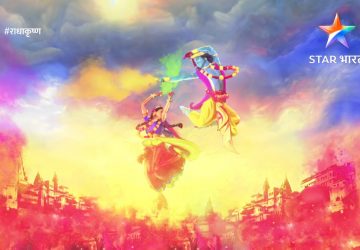 Radha Krishna Hd Holi Wishes Wallpaper