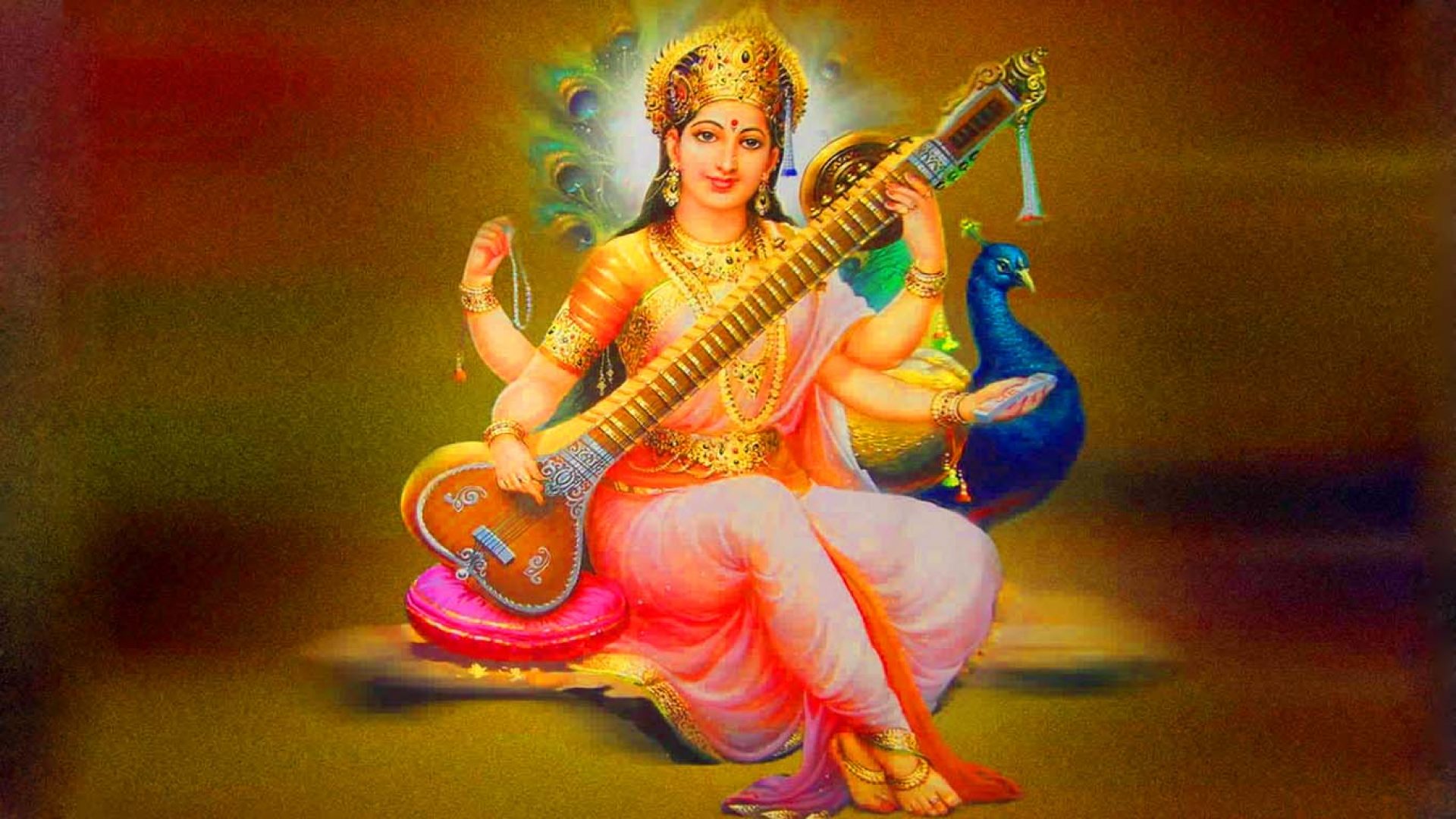 Maa Saraswati HD Wallpapers Free Download - InstaAstro