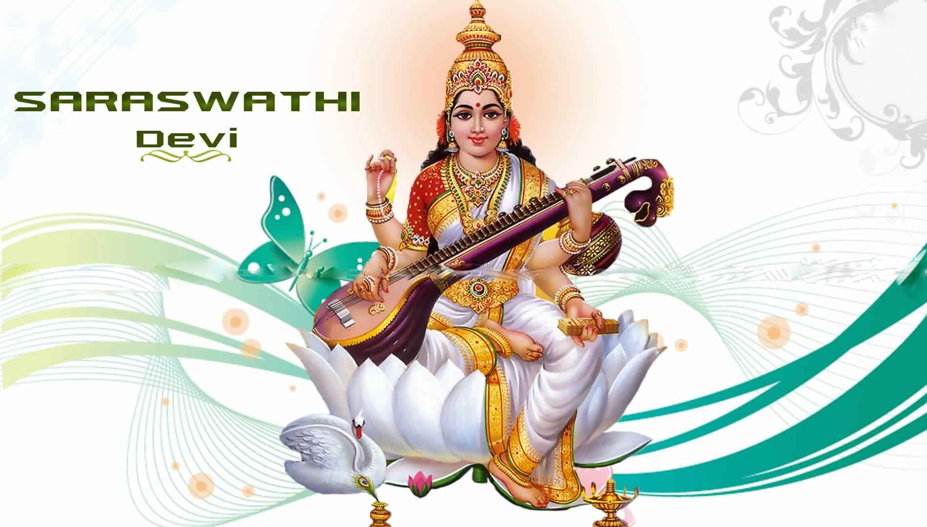 Maa Saraswati Sharde - God HD Wallpapers