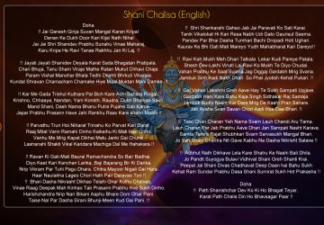 Shani Chalisa Wallpaper