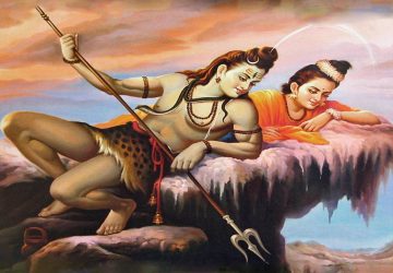 romantic pics of lord shiva and parvati