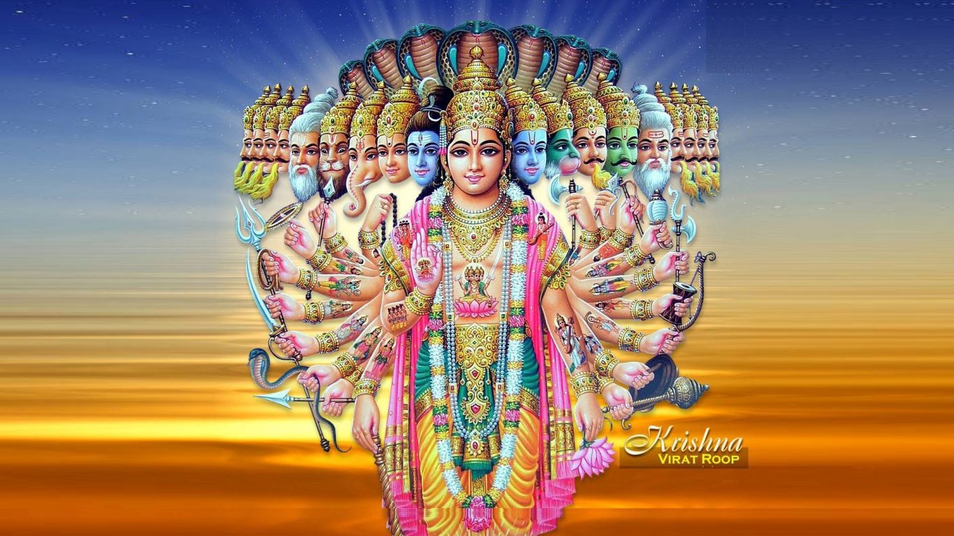 Shri Krishna Virat Swaroop Image - God HD Wallpapers