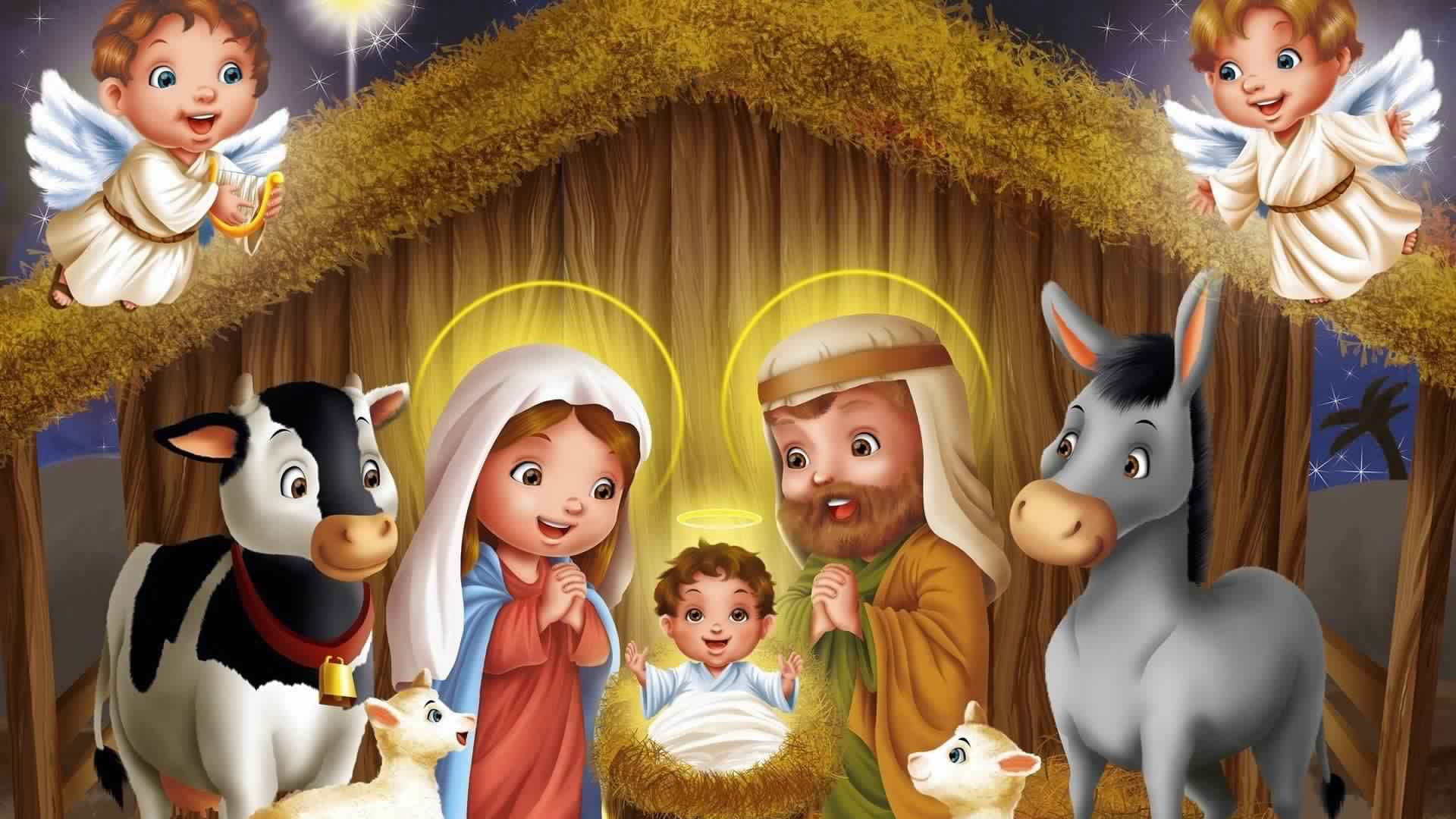 Baby Jesus With Mother Mary And Joseph Pictures