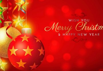 Free Christmas And Happy New Year Background Hd Wallpaper Download