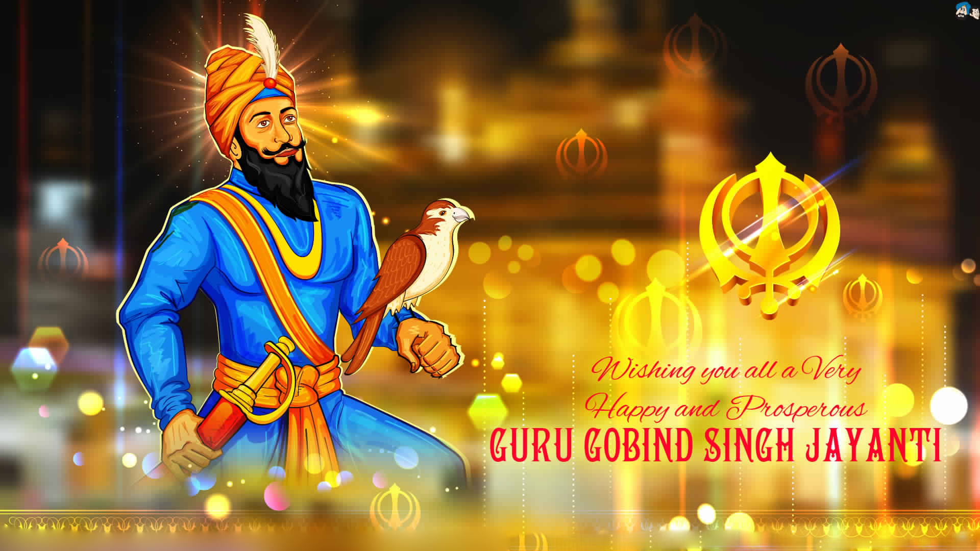 Guru Gobind Singh Ji Birthday Wallpaper 1920×1080