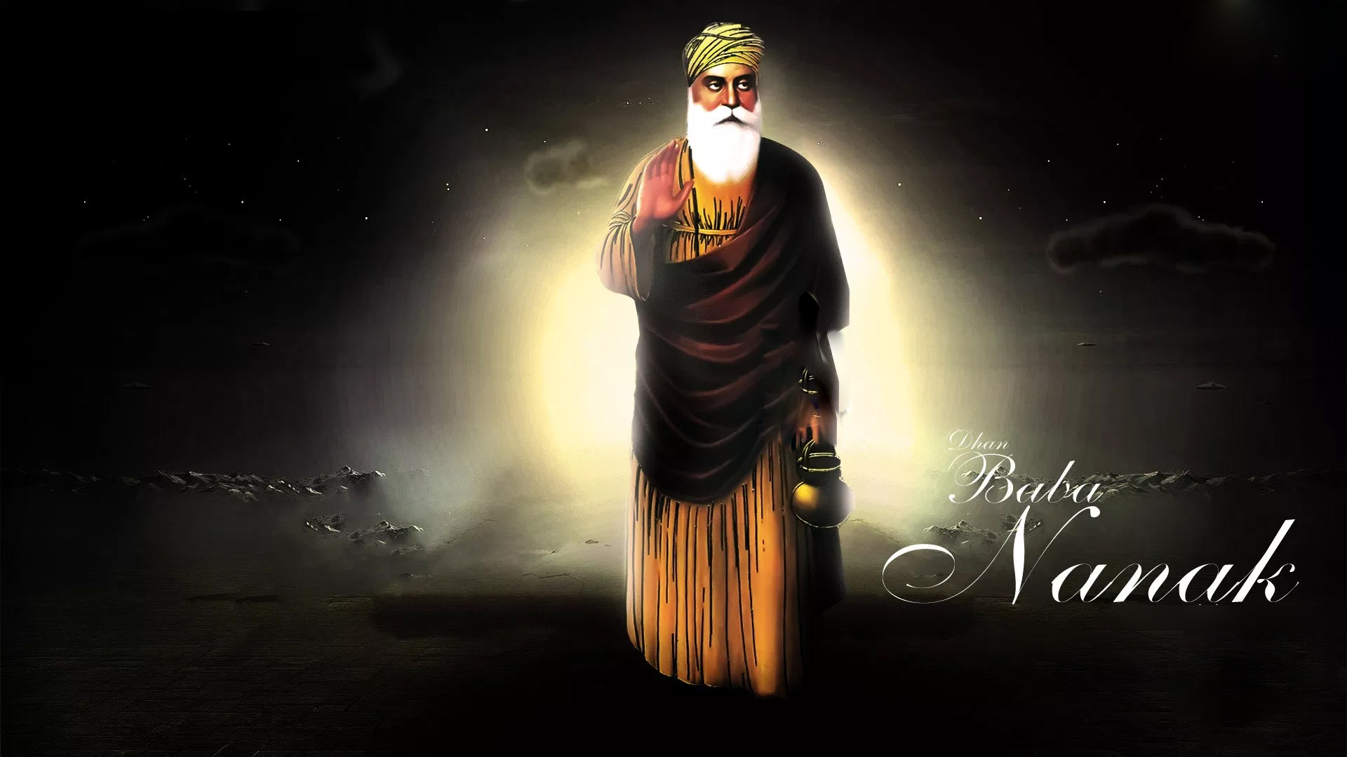 Top 145+ Baba nanak dev ji wallpaper - Thejungledrummer.com