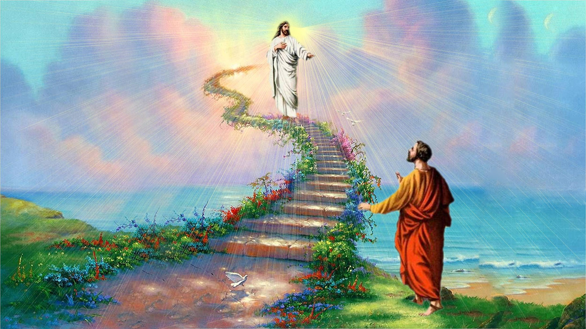 Images Of Jesus In Heaven
