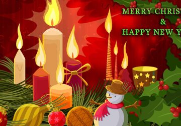 Merry Christmas And Happy New Year Image Hd