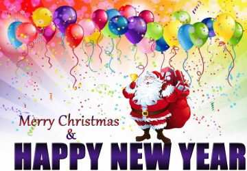 Merry Christmas And Happy New Year Wishes Image Wallpaper For Iphone