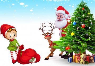 Funny Santa Cartoon Images