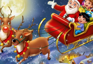 Funny Santa Cartoon Images Pictures Of Santas Sleigh