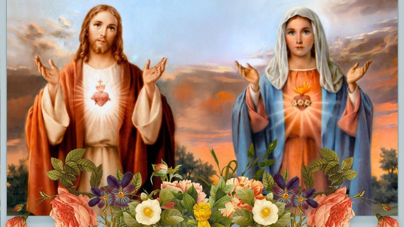 Jesus And Mother Mary Hd Images Free Download | Christian Wallpapers