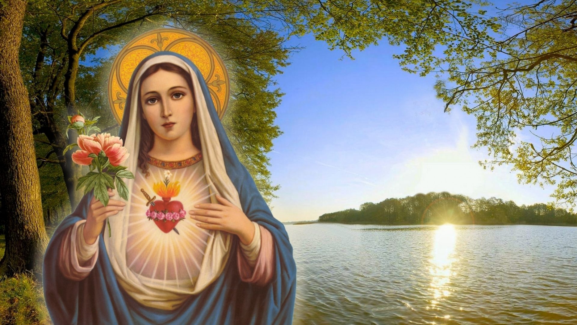 Mother Mary Wallpaper Download  MobCup