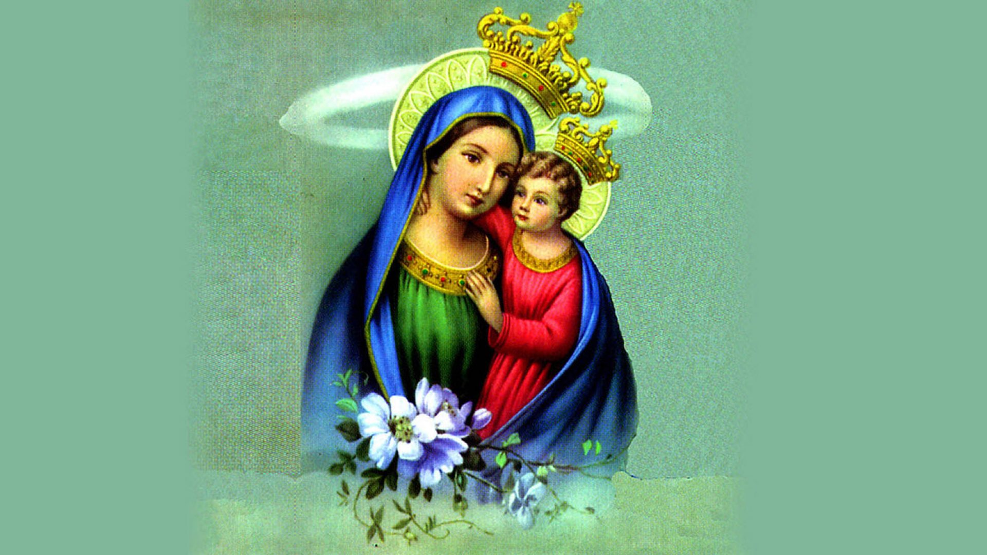 Mother Mary With Baby Jesus Hd Wallpaper Free Download - God HD Wallpapers