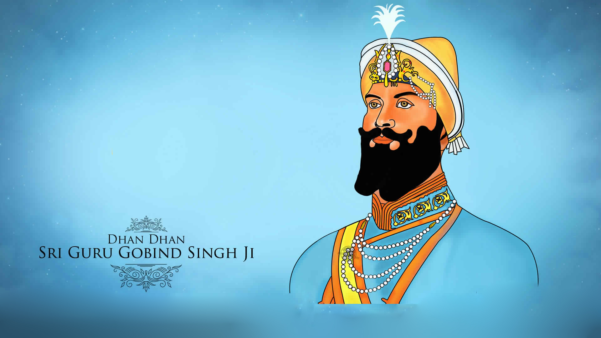 Original Picture Of Guru Gobind Singh Ji 3d Image Of Guru Gobind Singh Ji |  Festivals