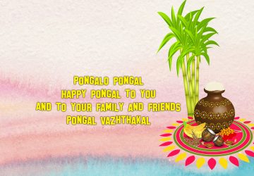 Pongal Festival Background Image 1920×1080