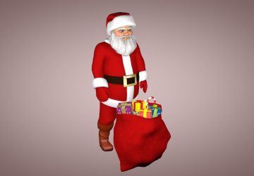 Santa Claus Mode 3d