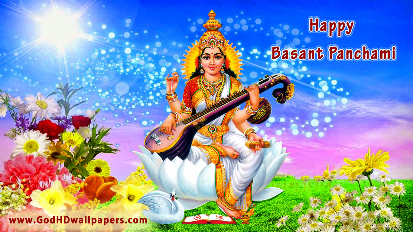 Vasant Panchami HD Background Wallpaper 12422 - Baltana