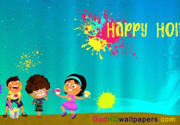 Cartoon Images Of Holi Festival In India