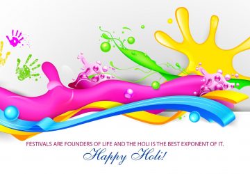 Happy Holi Facebook Cover Picture Quotes In English