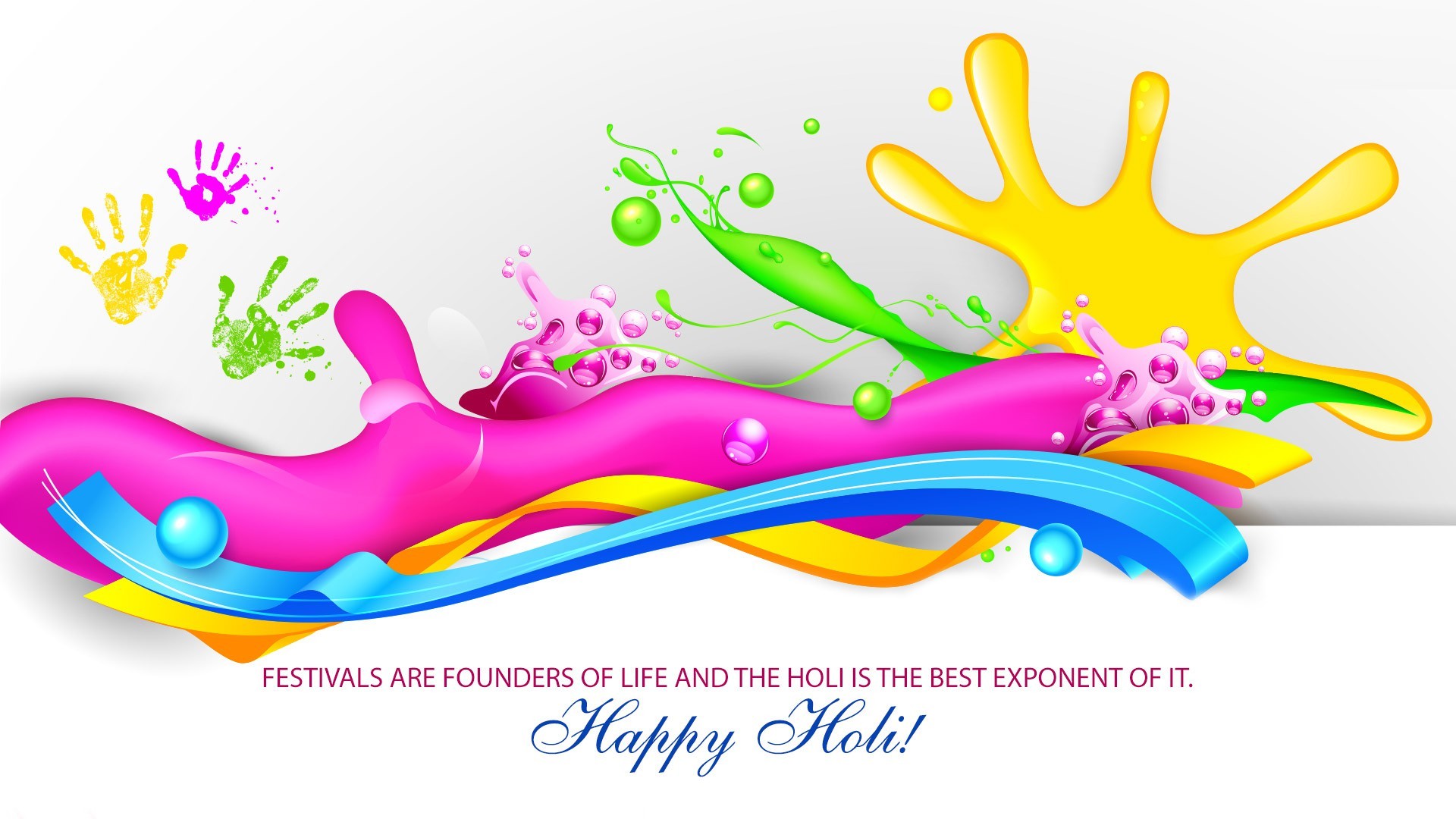 Happy Holi Facebook Cover Picture Quotes In English