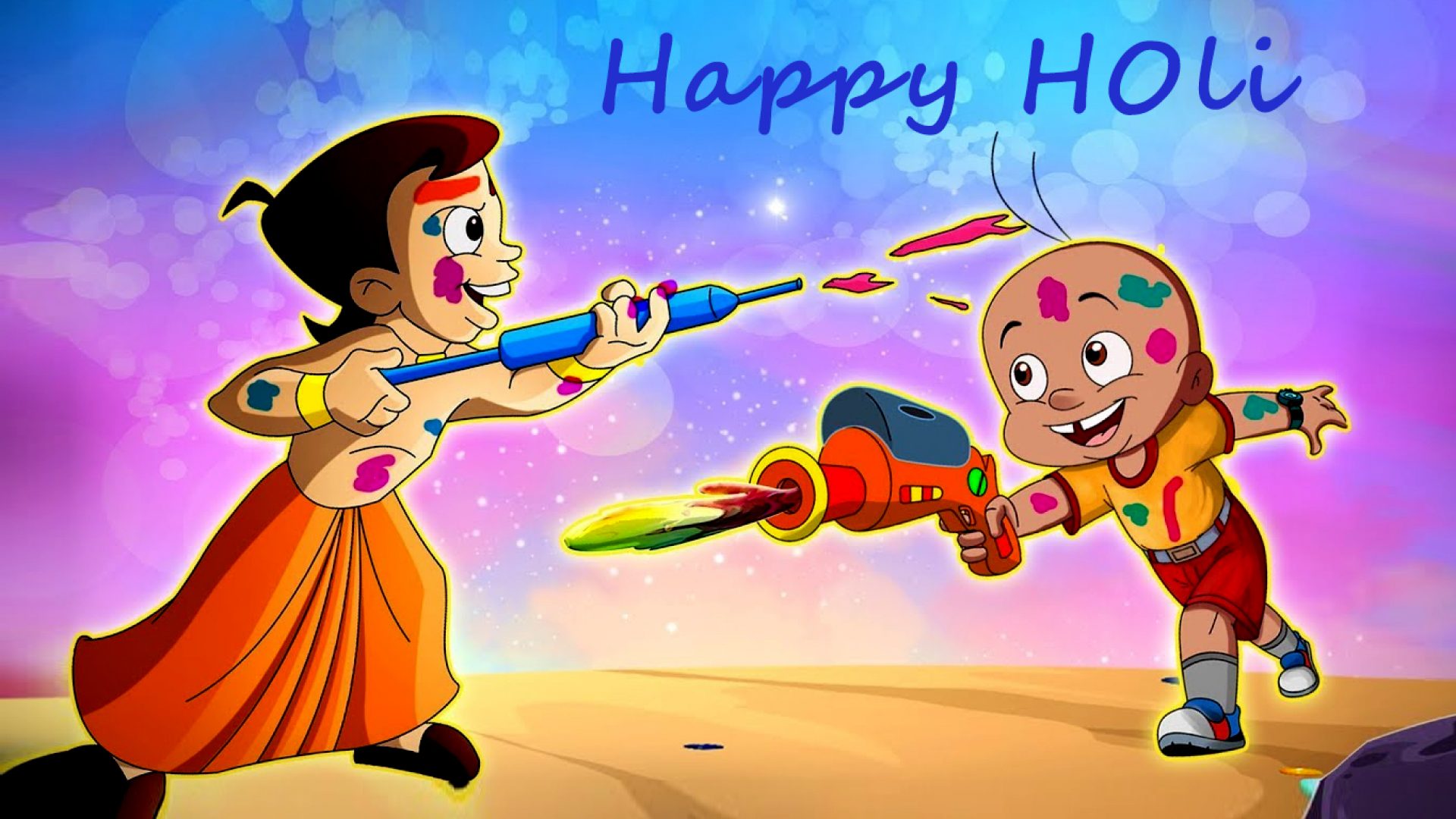 Happy Holi Funny Cartoon Images - God HD Wallpapers