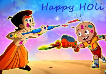 Happy Holi Funny Cartoon Images