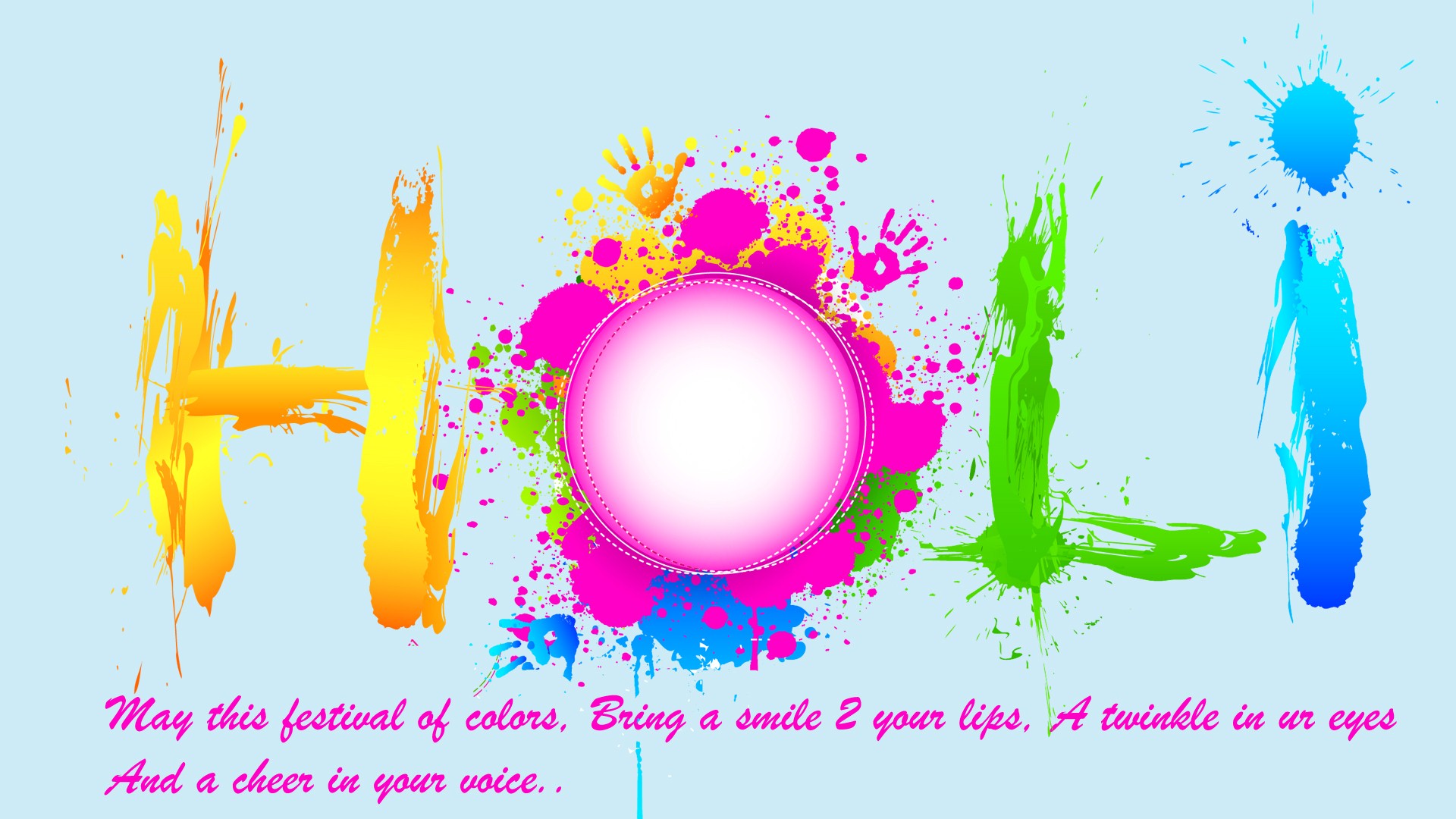 Happy Holi In Advance Quotes Wishes Sms Image