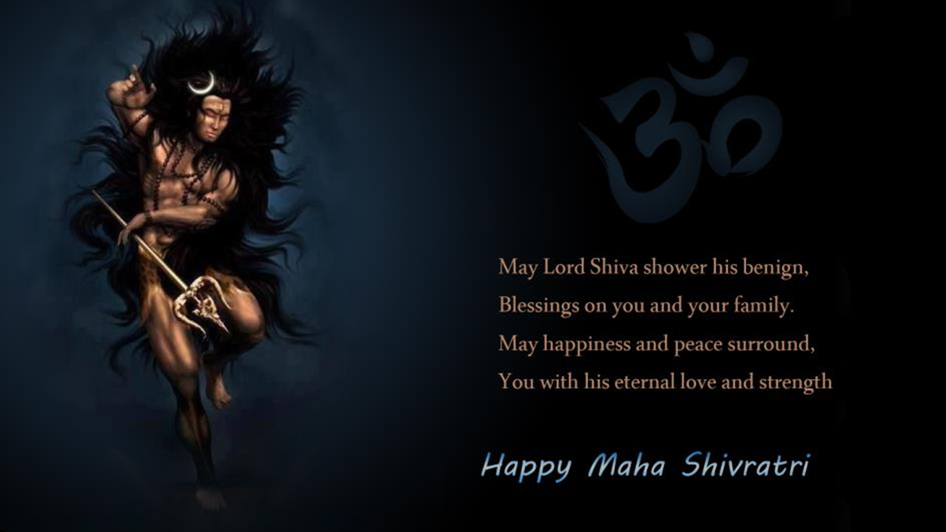 Happy Shivratri Quotes Mahashivratri Banner Background - God HD ...