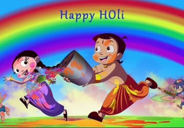 Images Of Holi Festival In Cartoon